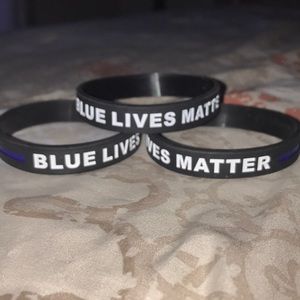 Blue lives matter Wristband